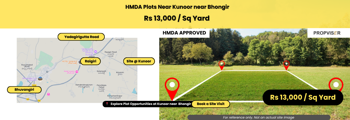 Koonur ( Bhongir, Yadadri ) - HMDA Plots for Sale