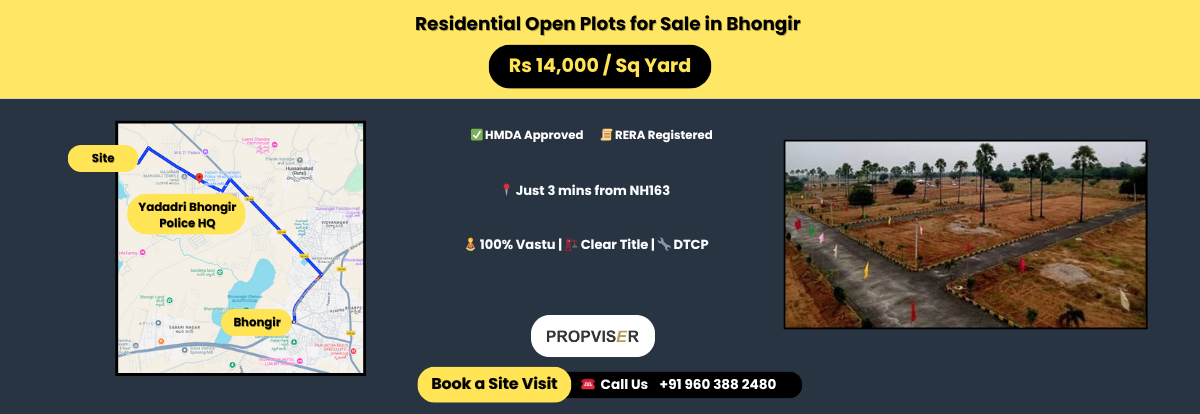 Bhongir Town - HMDA Plots for Sale