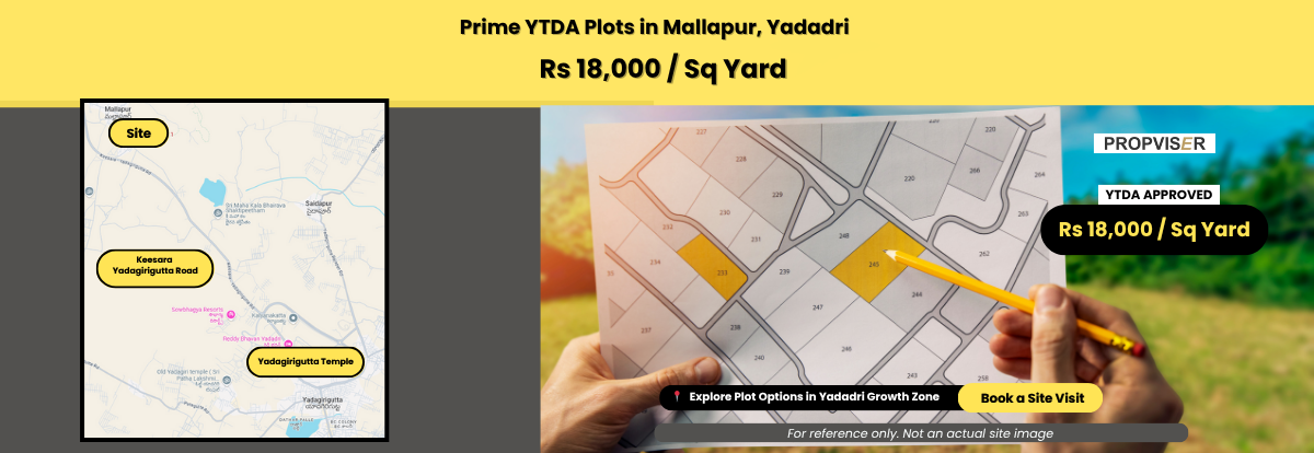 Yadadri Prime YTDA Plots for Sale - RERA Approved